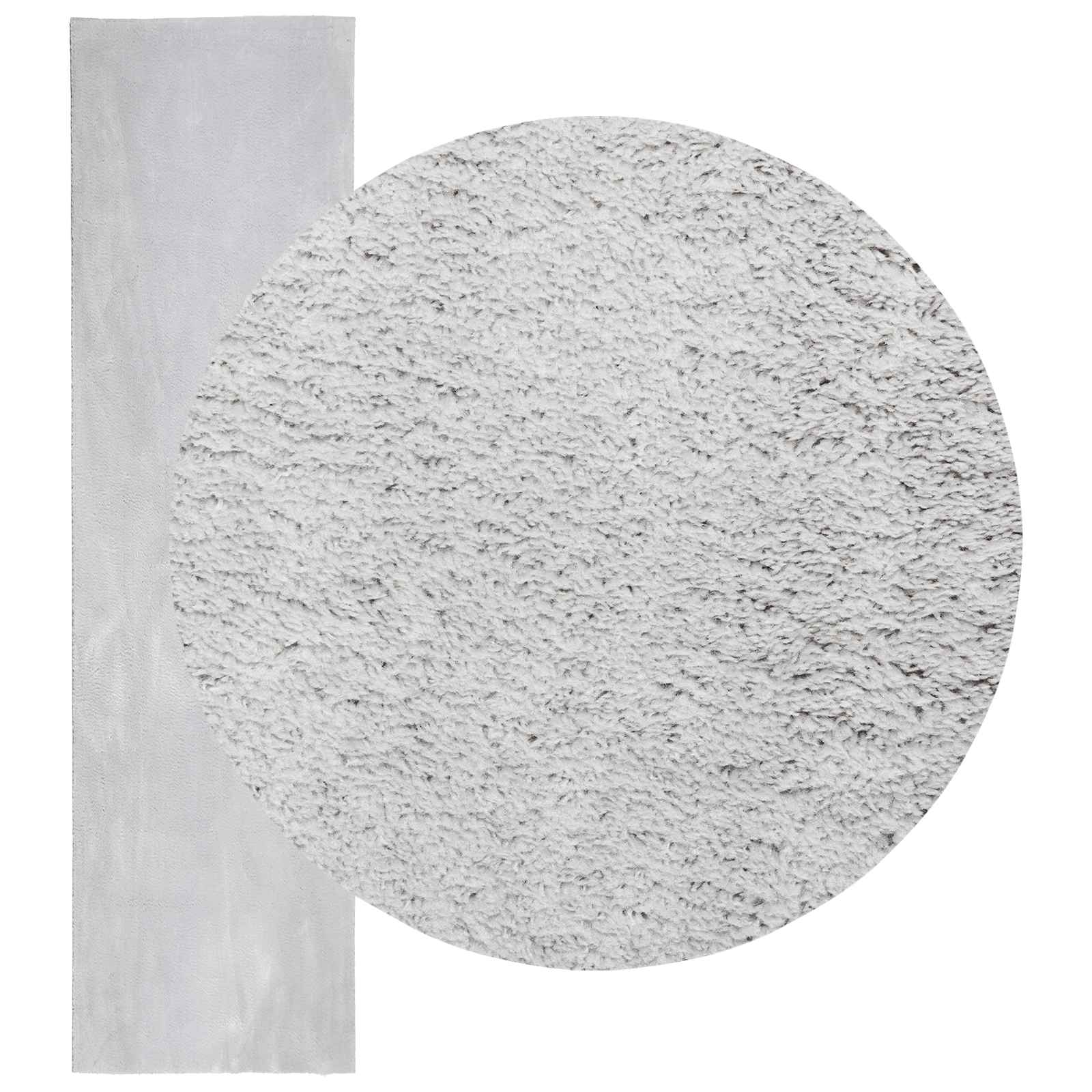 Teppich HUARTE Kurzflor Weich und Waschbar Anthrazit 60x110 cm