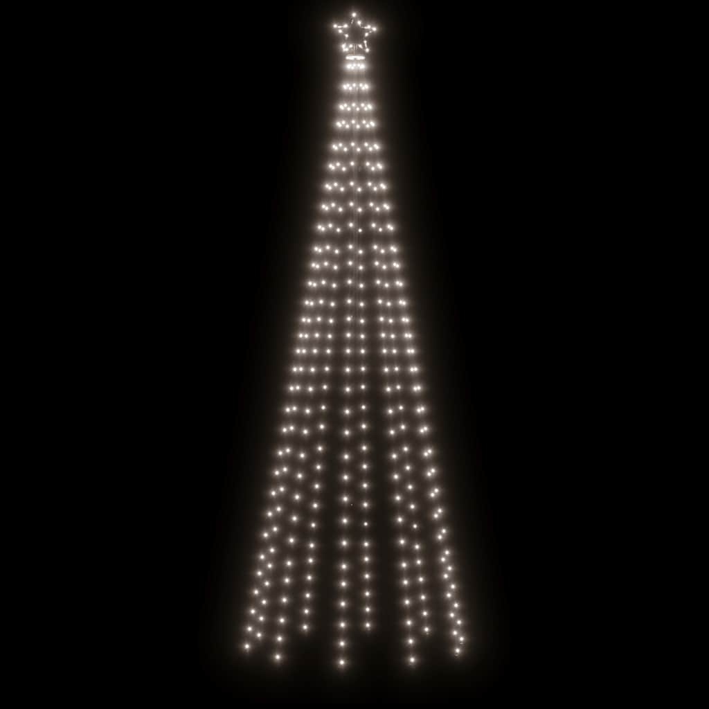 LED-Weihnachtsbaum Kegelform Warmweiß 108 LEDs 70x180 cm