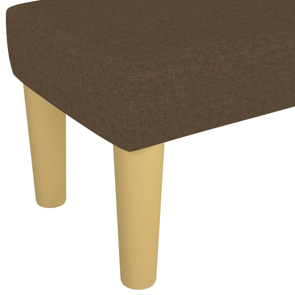 Sitzbank Hellgrau 70x30x30 cm Stoff