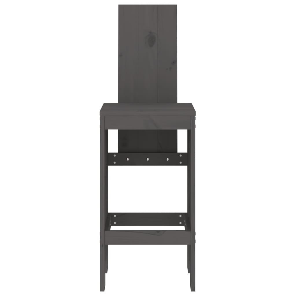 Barhocker 2 Stk. 40x42x120 cm Massivholz Kiefer