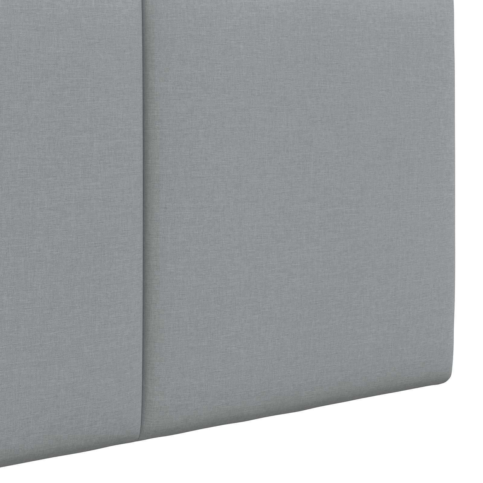 Hängendes Kopfteil Mit LED Licht Wolkengrau Stoff