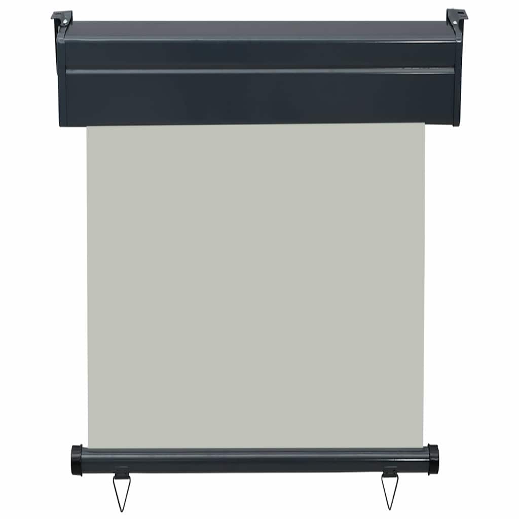 Balkon Seitenmarkise 60 x 250 cm 100% Polyester Eisen Stahl