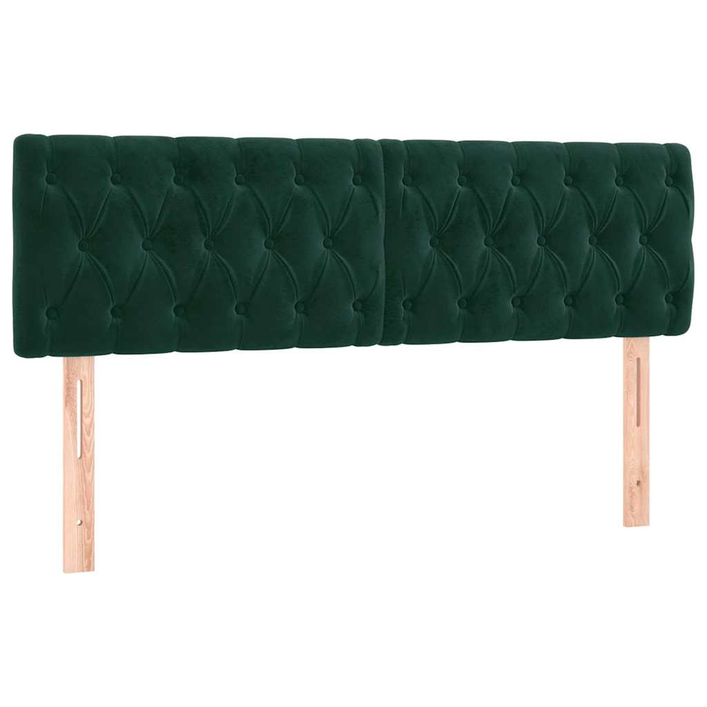 Kopfteil Hellgrau 80x7x118/128 cm Samt