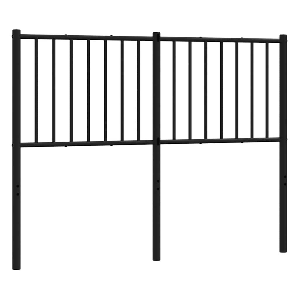 Ersatz-Kopfteil Metall Schwarz 75 cm