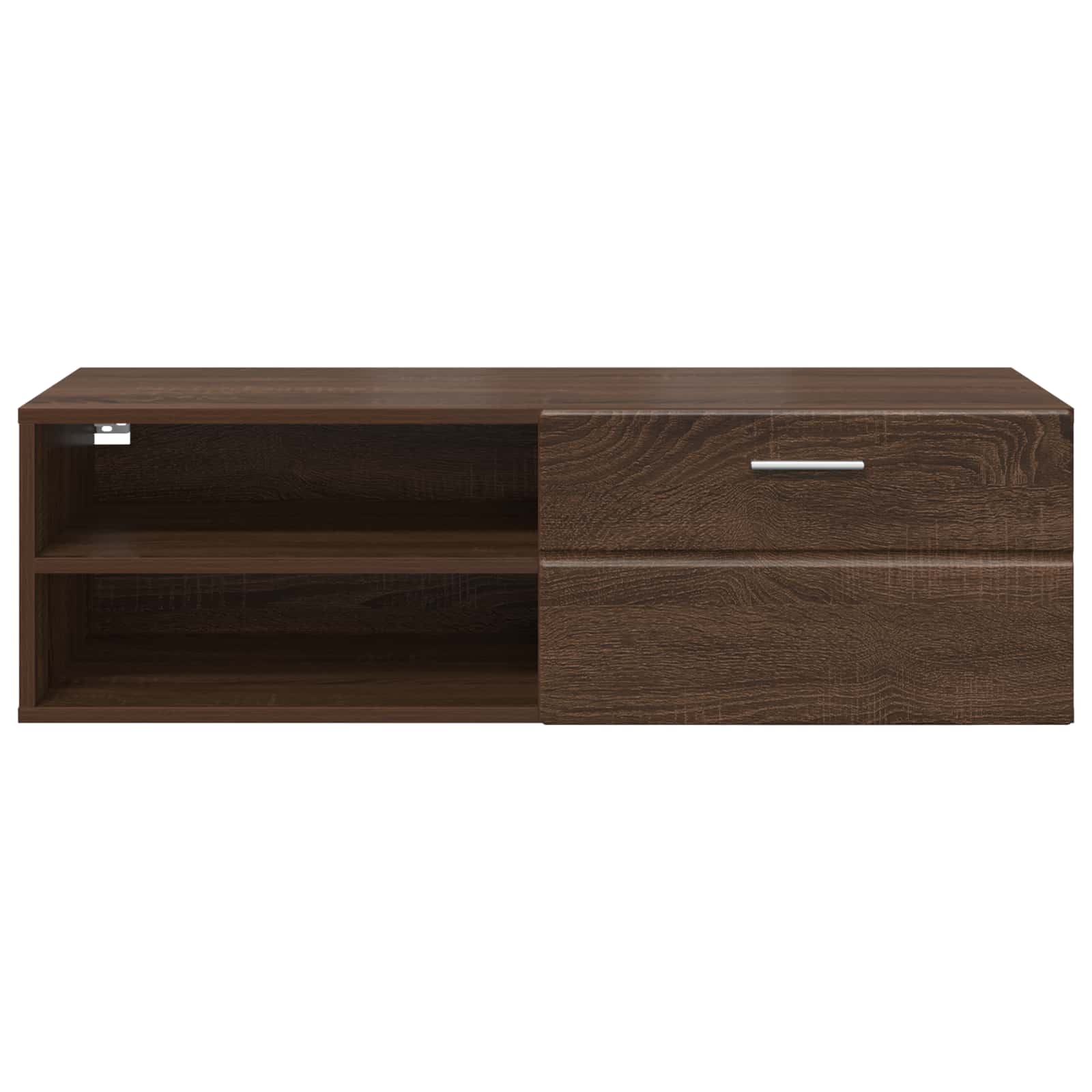 Highboard mit Regal FLORIN Weiß 60 x 35 x 182 cm Holzwerkstoff