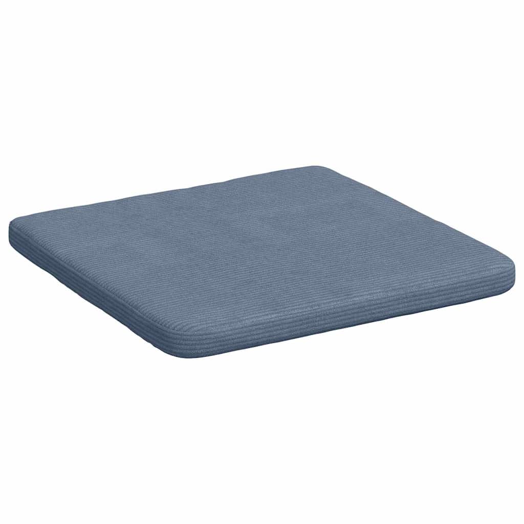 Sitzkissen 4 pcs Hellgrau 40 x 40 x 3 cm Cordstoff