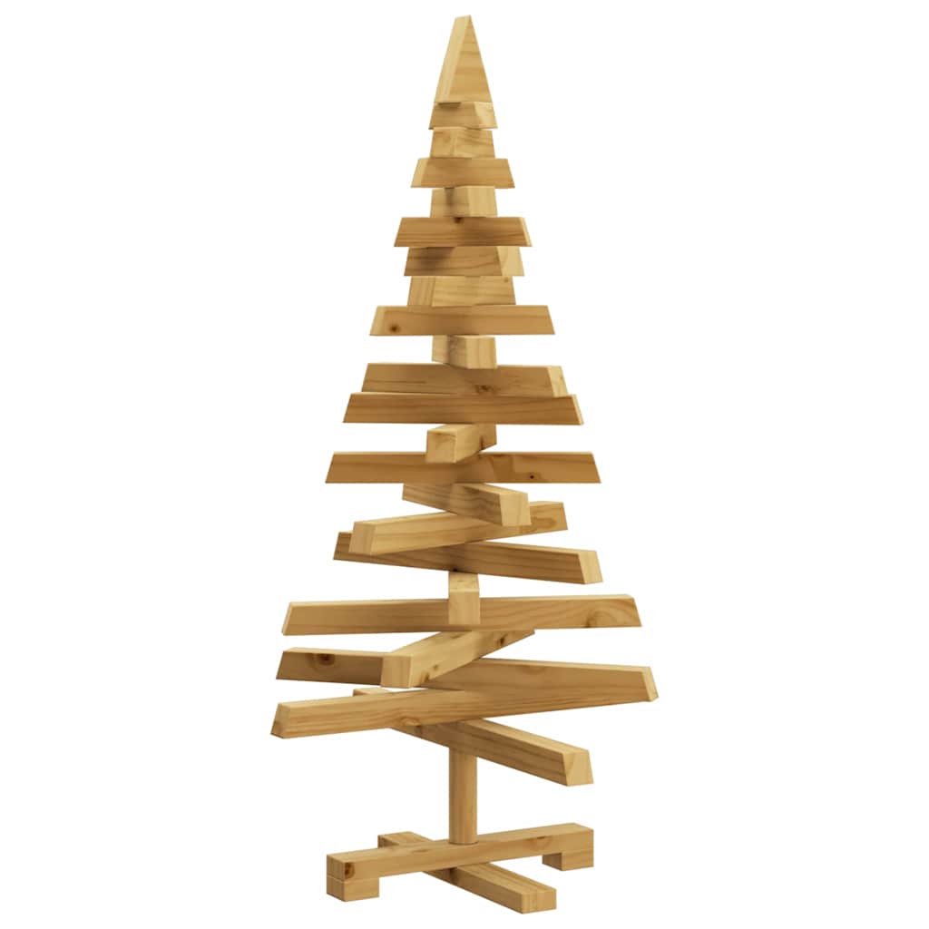 Weihnachtsbäume mit Ständer Natur 60 cm Massivholz Kiefer