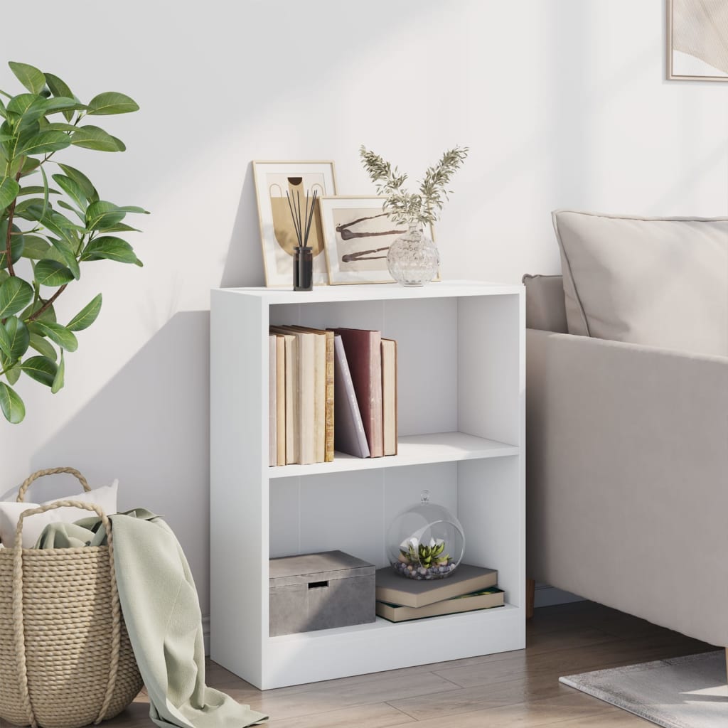 Bücherregal Weiß 40x24x75 cm Holzwerkstoff