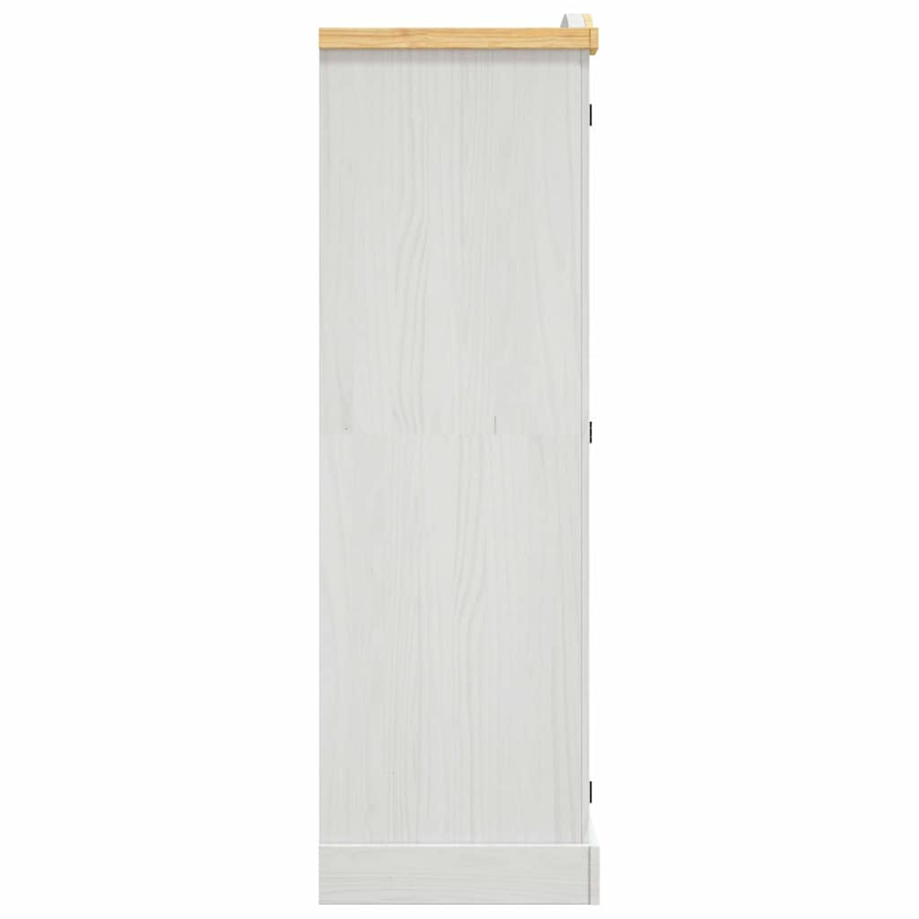 Kleiderschrank Mexiko-Stil Kiefernholz 3 Türen
