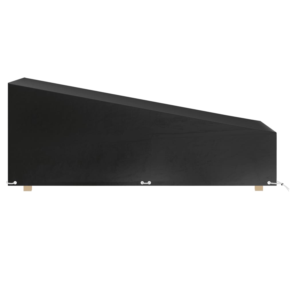 Abdeckungen für Sonnenliegen 2 Stk. 12 Ösen 205x75x40 cm