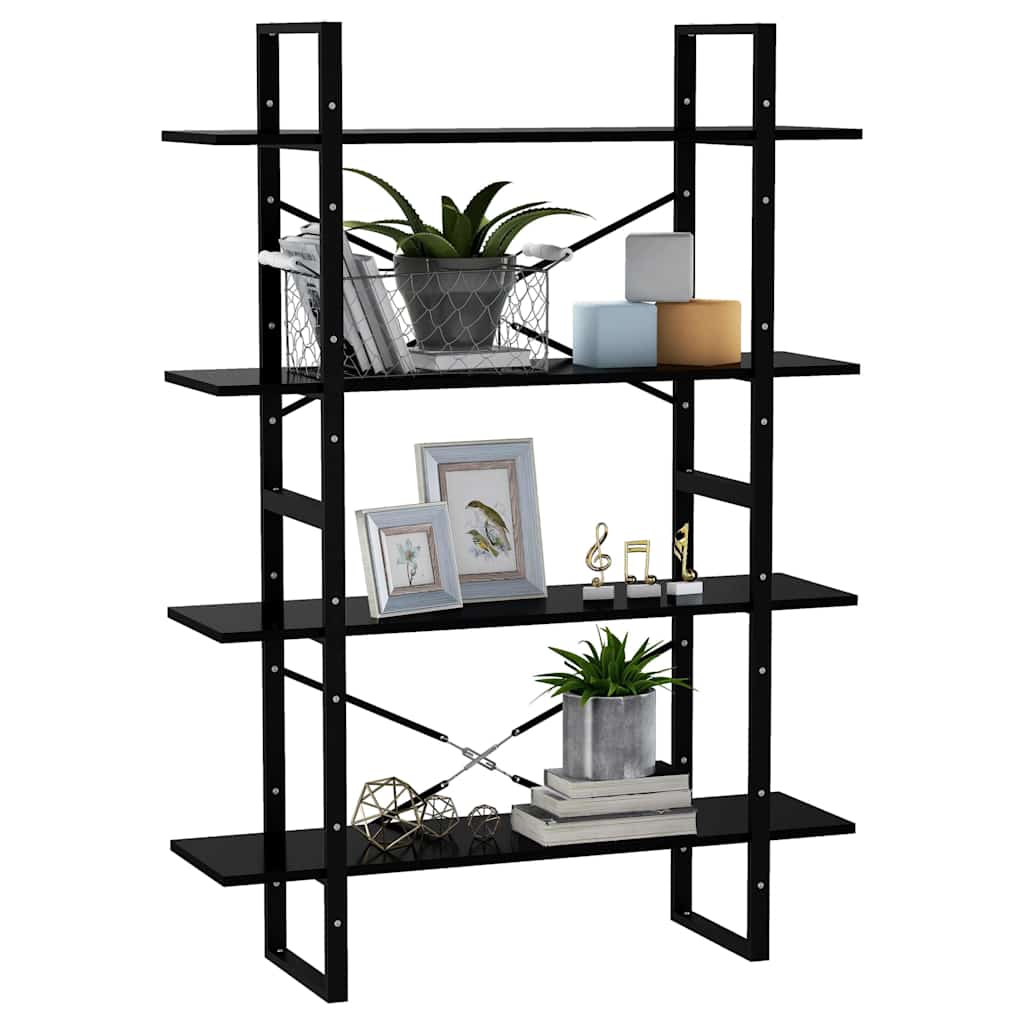 Bücherregal 2 Fächer Weiß 100x30x70 cm Holzwerkstoff
