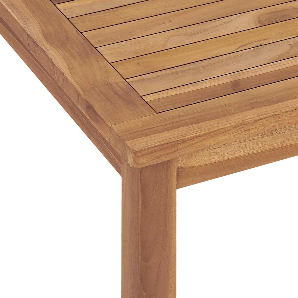 Garten-Esstisch 140x80x77 cm Massivholz Teak