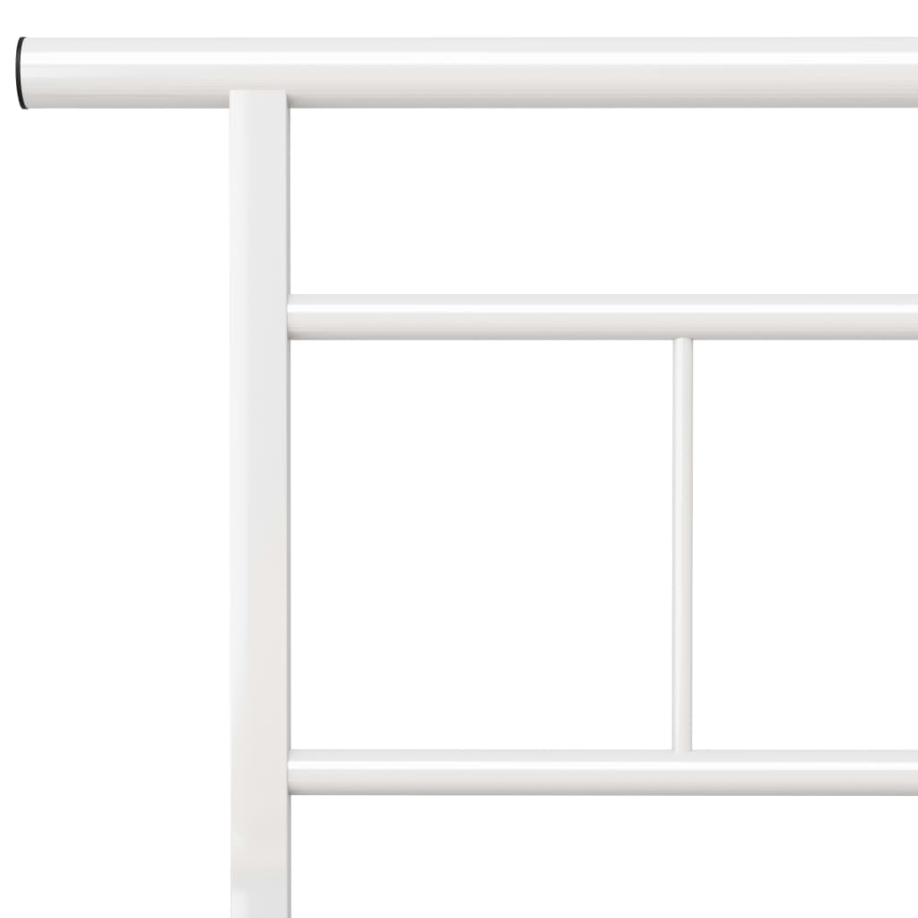 Bettgestell Grau Metall 90x200 cm