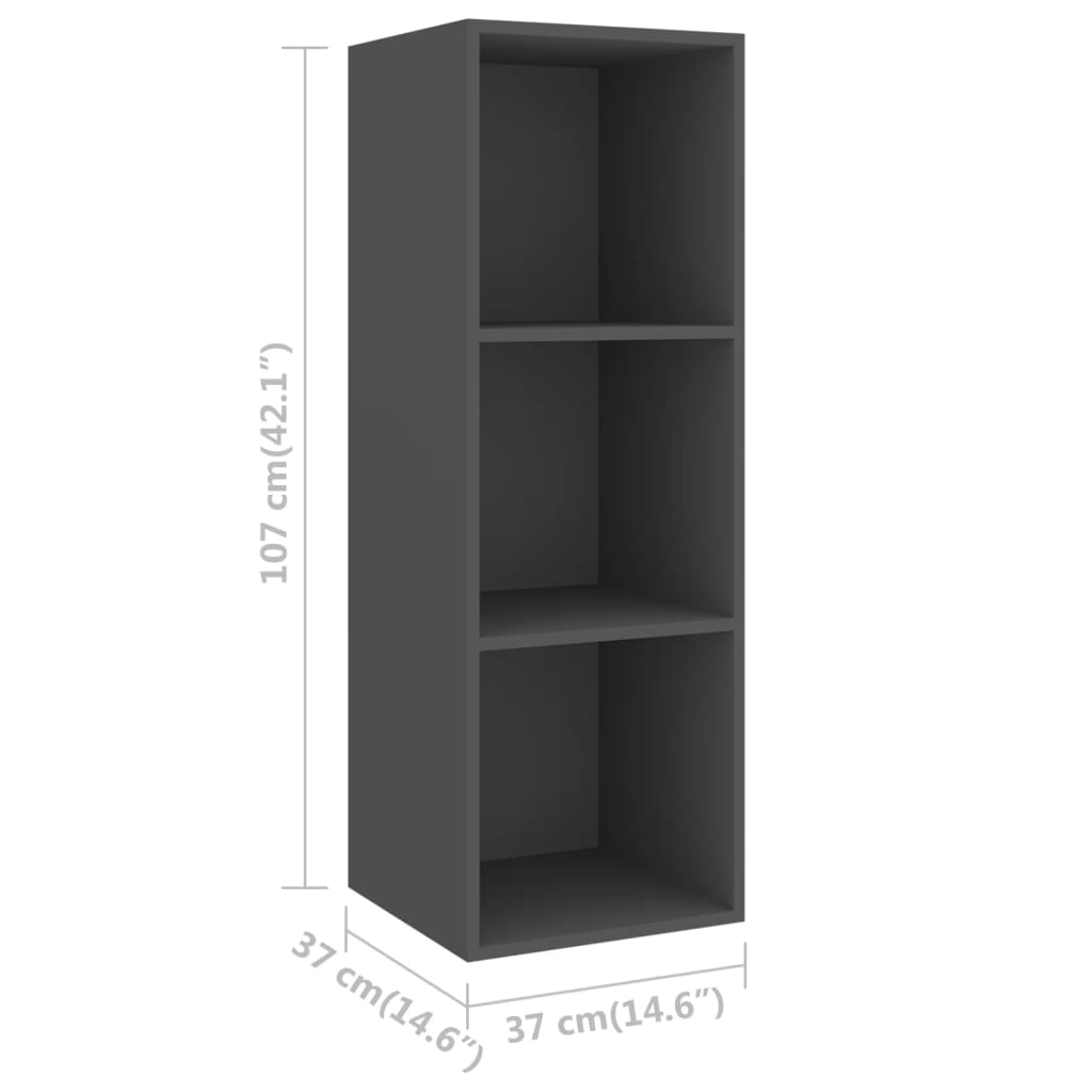 3-tlg. TV-Schrank-Set Weiß Holzwerkstoff
