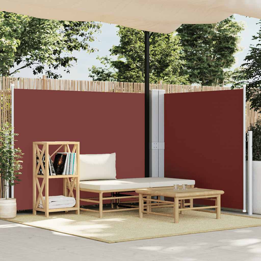 Ausziehbare Seitenmarkise 160×600 cm Braun