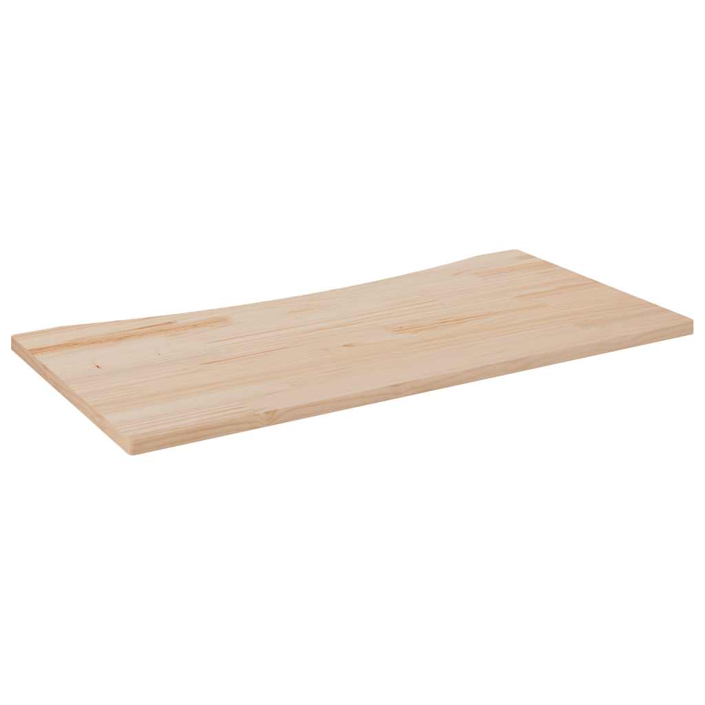 Schreibtischplatte 80x40x2,5 cm Massivholz Kiefer