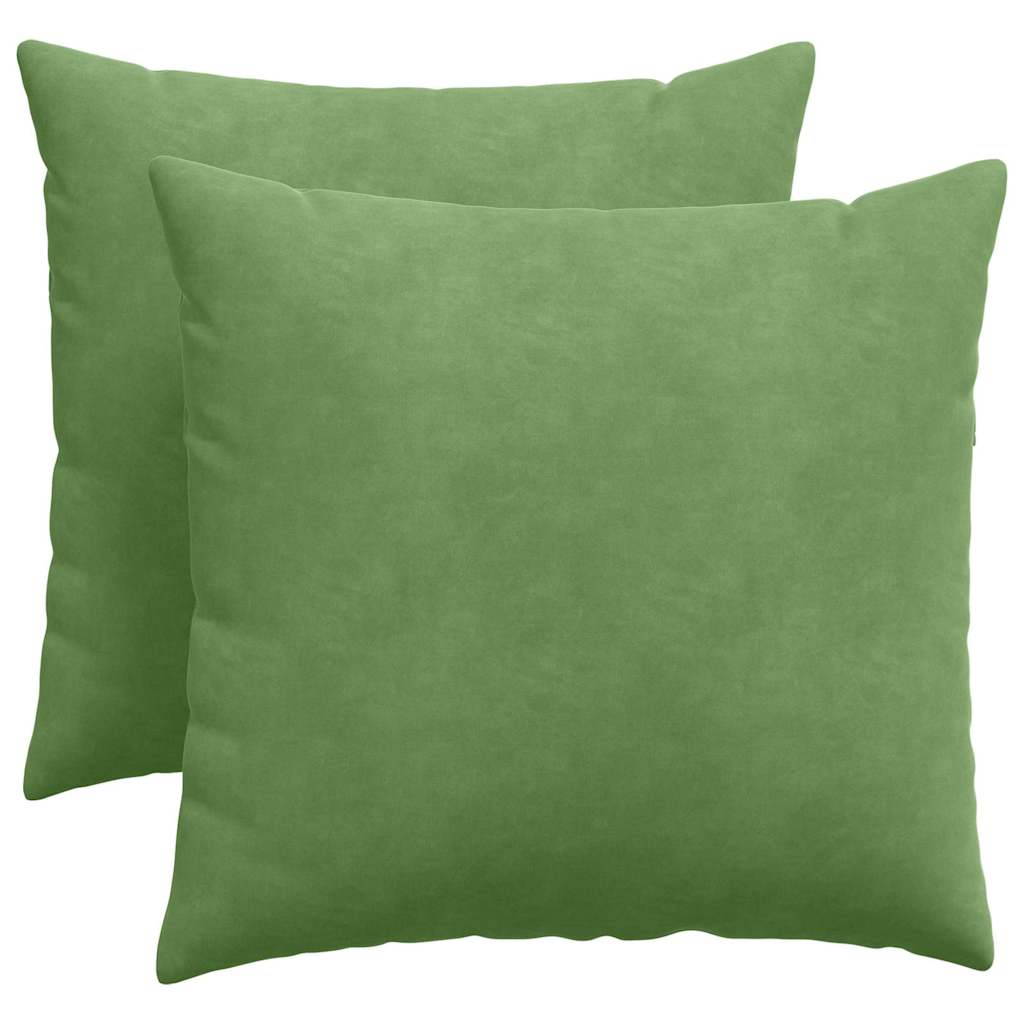 Sofakissen 2 Stück Blau 50 x 30 cm Cordstoff