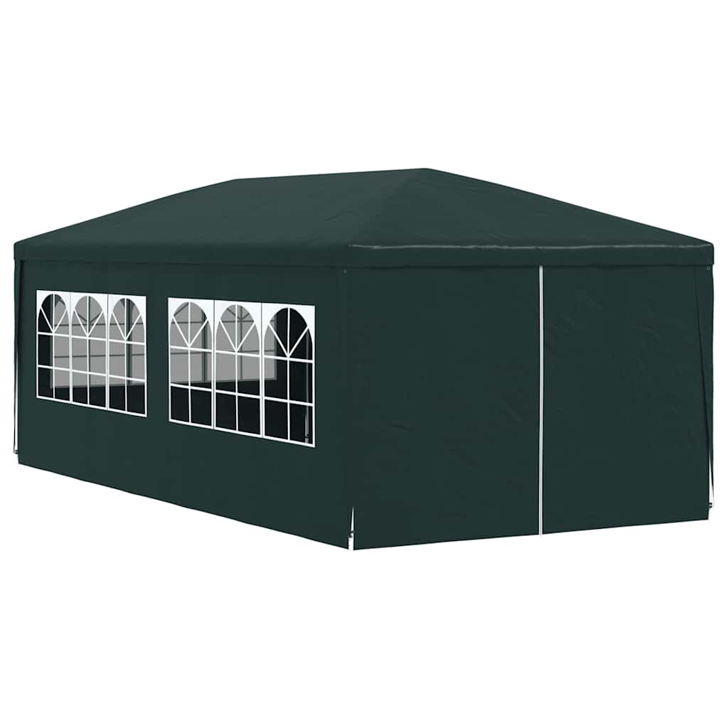 Party-Zelt 400 x 300 x 255 cm Rot PE und Stahl