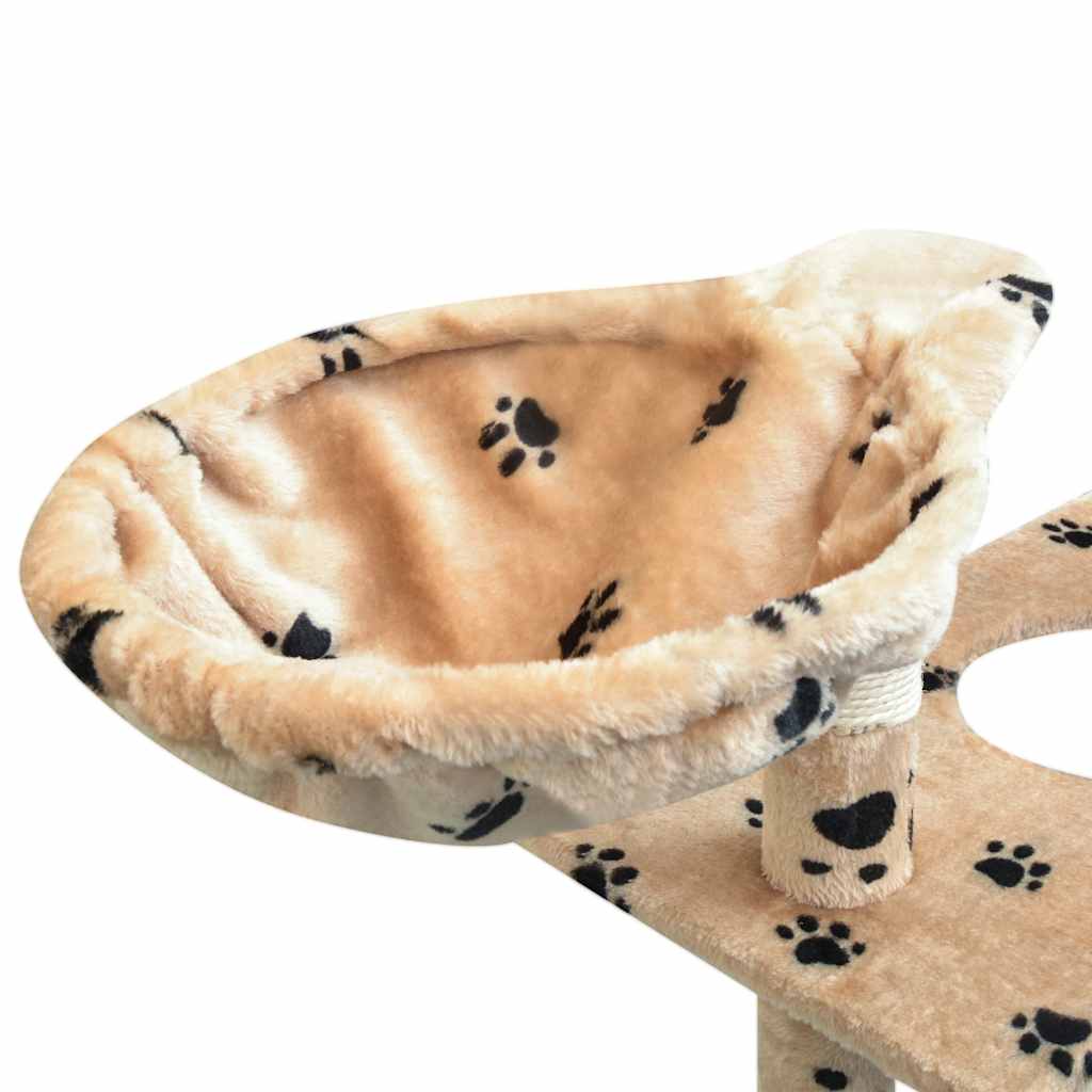 Katzen-Kratzbaum Sisal 125 cm Beige