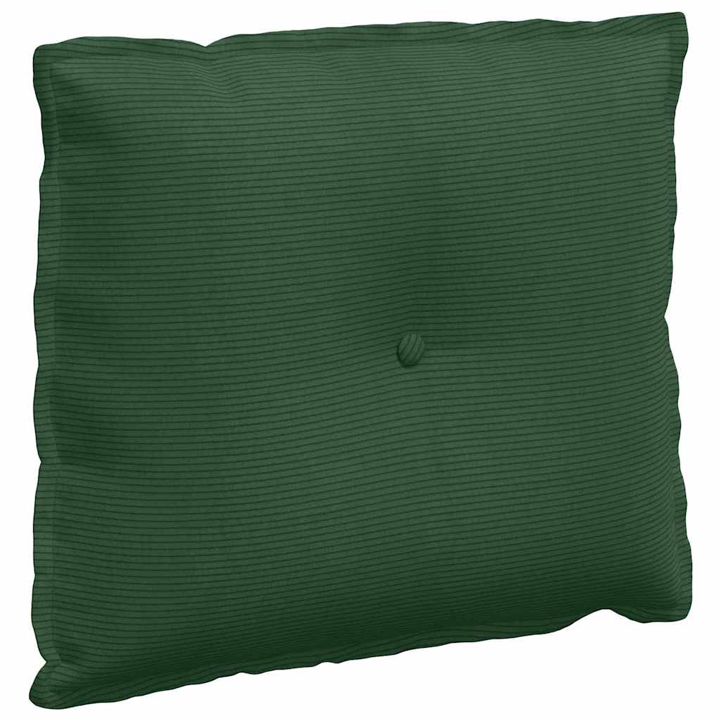 Rückenkissen Hellgrau 50 x 45 cm Cordstoff