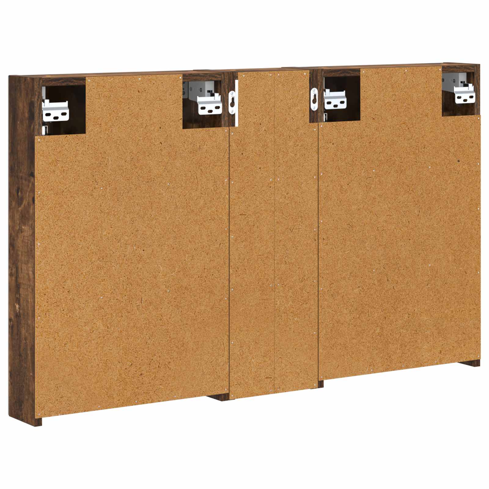 Badezimmerschrank-Set 3 pcs 80 x 10,5 x 50 cm Holzwerkstoff