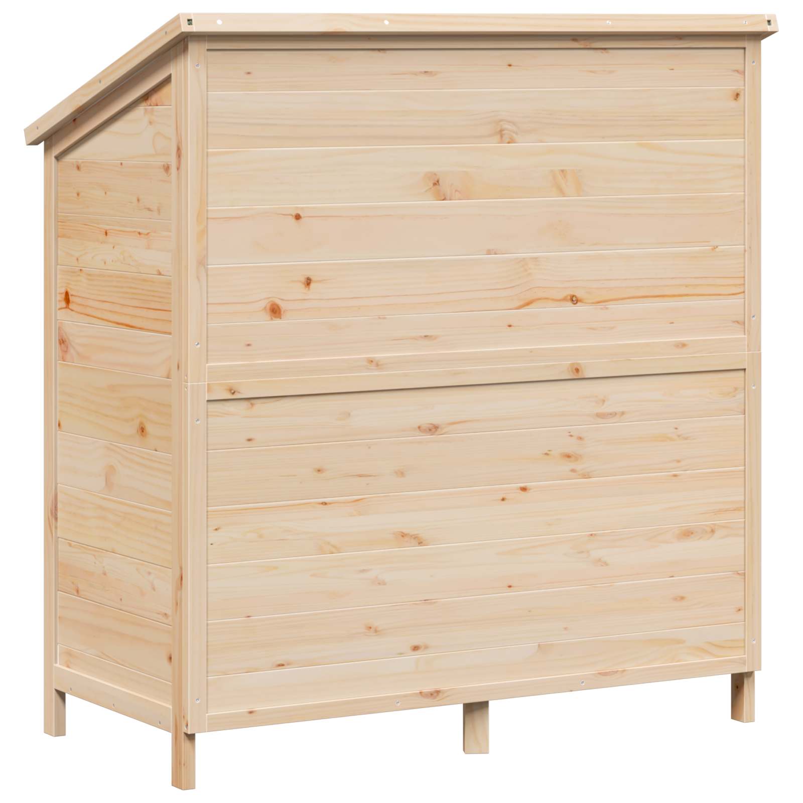Gartenschuppen Natur 59,5 x 56 x 113,5 cm Massivholz aus Fichte