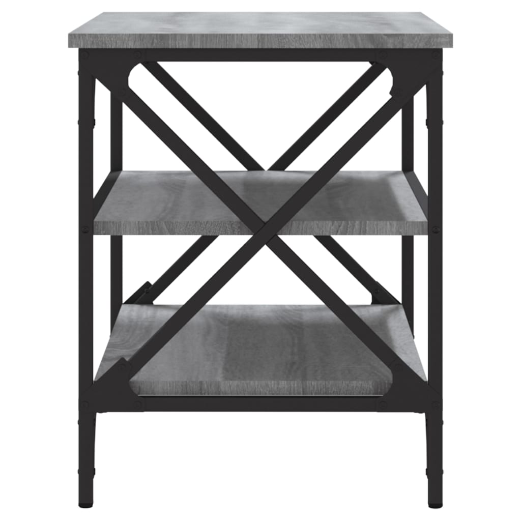 Beistelltisch Schwarz 40x42x50 cm Holzwerkstoff