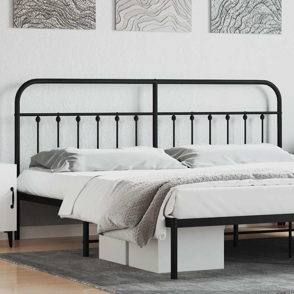 Ersatz-Kopfteil Metall Schwarz 75 cm