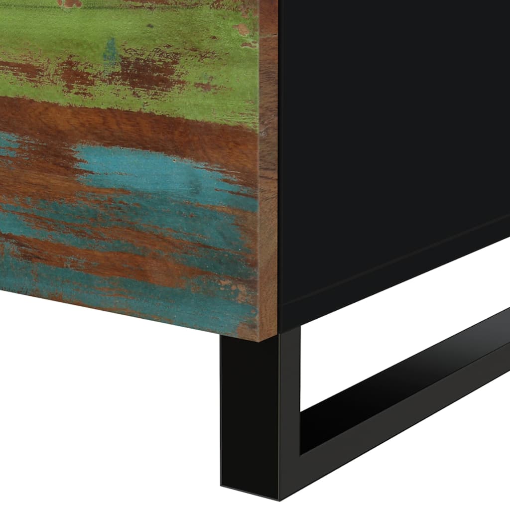 Couchtisch 80x50x40 cm Massivholz Akazie & Holzwerkstoff