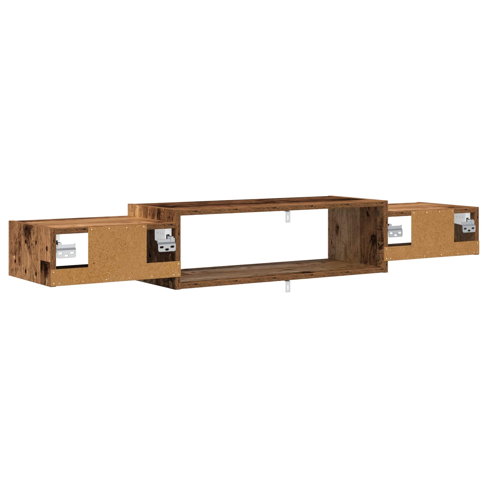Wandmontierter TV-Schrank Wandhalterung Weiß 140 x 28 x 21 cm