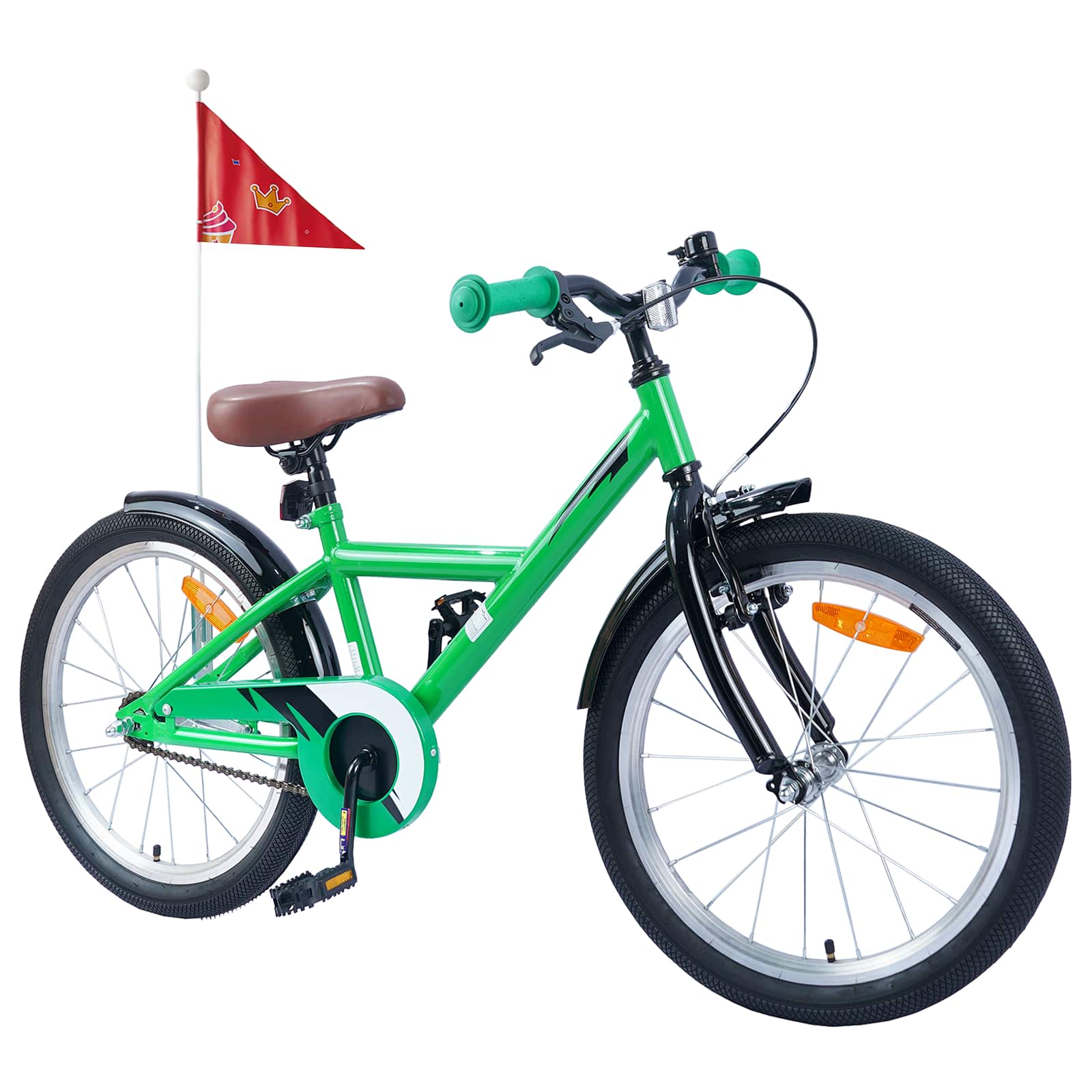 Kinderfahrrad 12 Zoll für 2-4 Jahre alt Schwarz