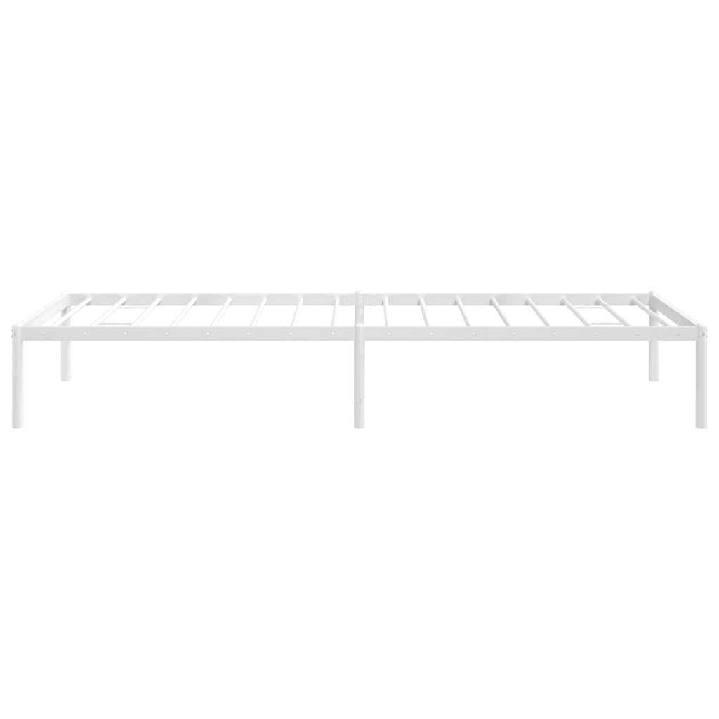 Bettgestell Metall Schwarz 75x190 cm
