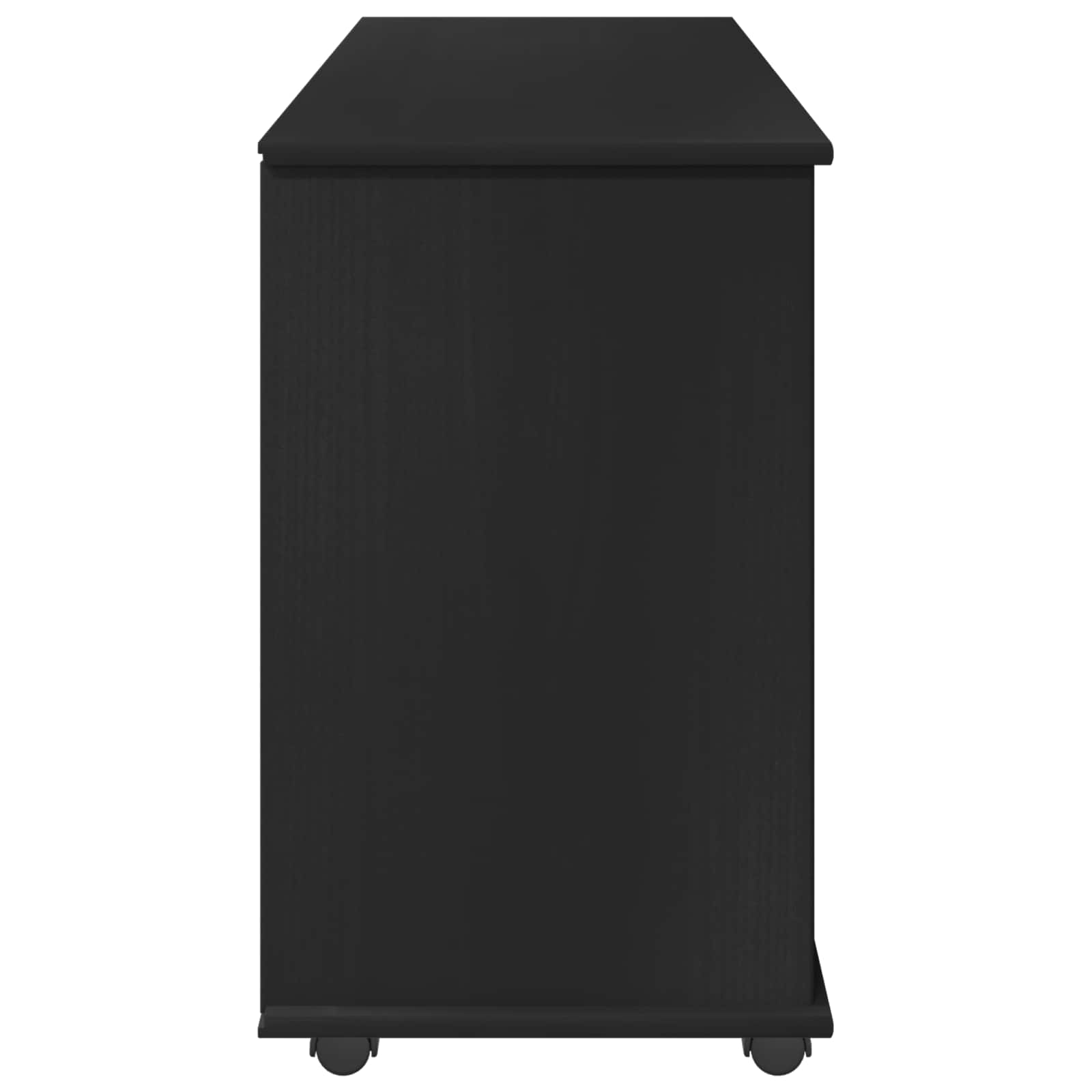 Rollschrank Honigbraun 100 x 39 x 65,5 cm Massivholz Kiefer