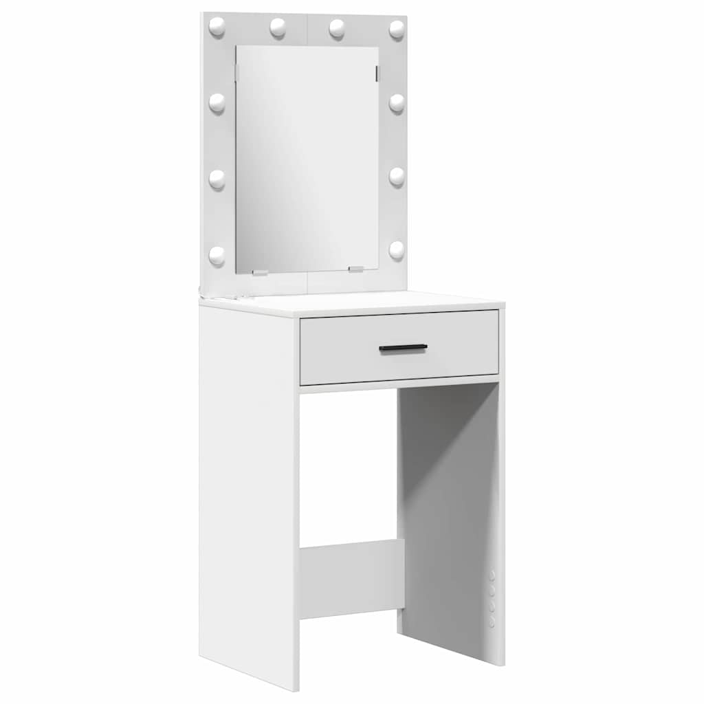 Schminktisch 2 pcs Weiß 50 x 41 x 135 cm Holzwerkstoff