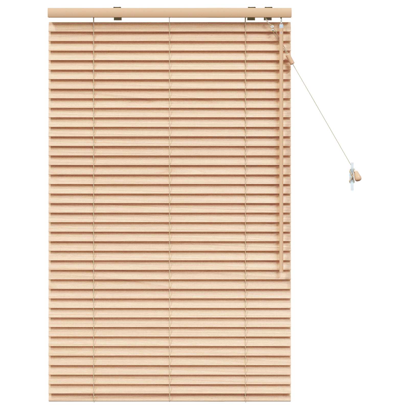 Jalousie Eichenoptik 40 x 130 cm 35 mm Massives Paulownia-Holz
