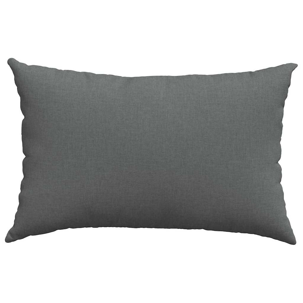 Sofakissen 2 pcs Hellgrau 50 x 30 cm Stoff