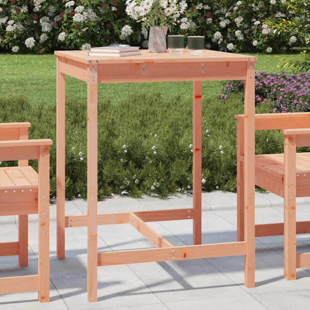 Gartentisch 82,5x82,5x110 cm Massivholz Kiefer