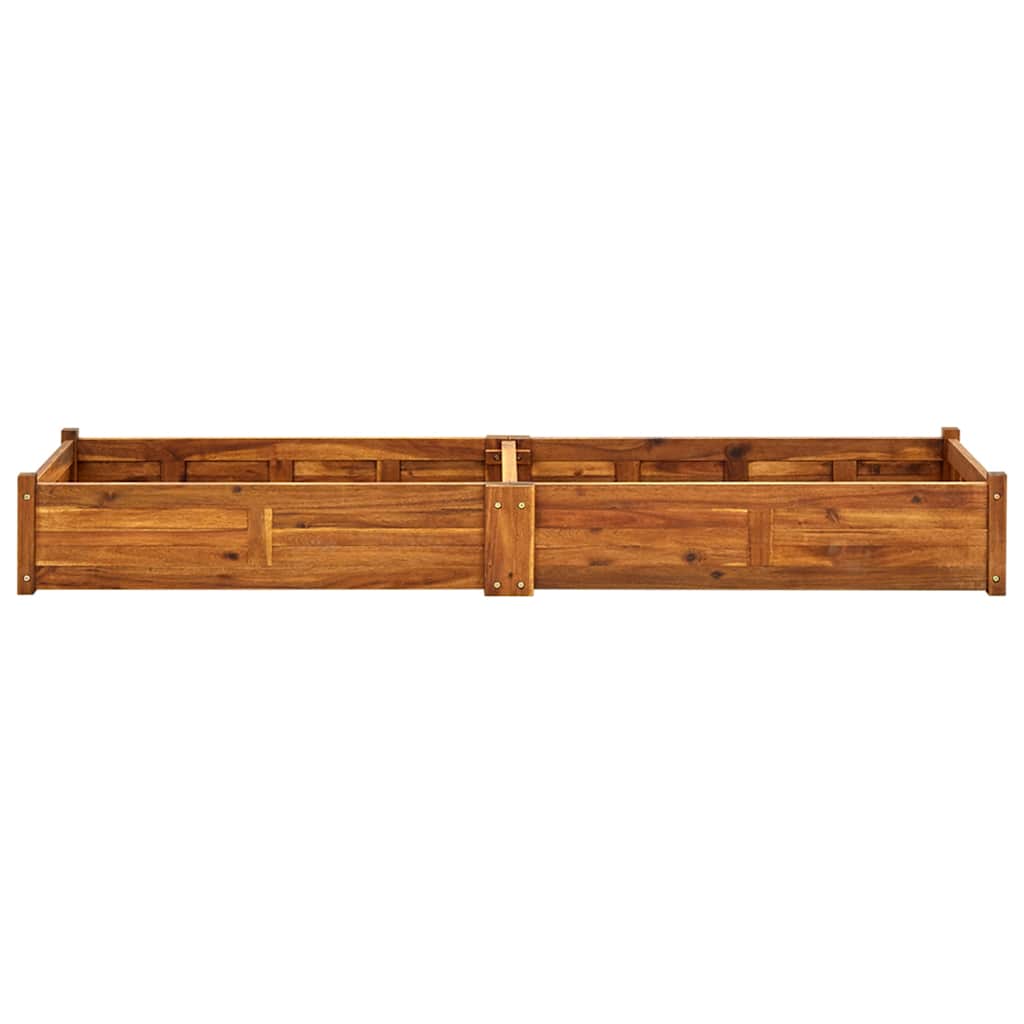 Garten-Hochbeet Akazienholz 76x27,6x25 cm