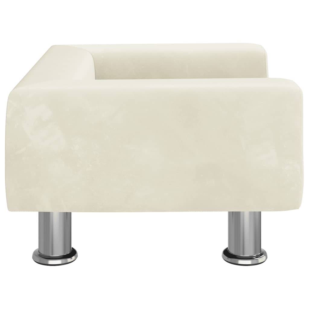 Hundebett Blau 70x45x26,5 cm Samt