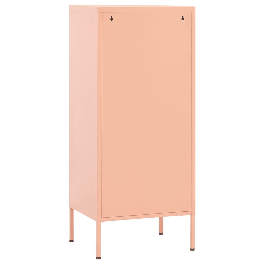 Beistellschrank Olivgrün 42,5x35x101,5 cm Stahl