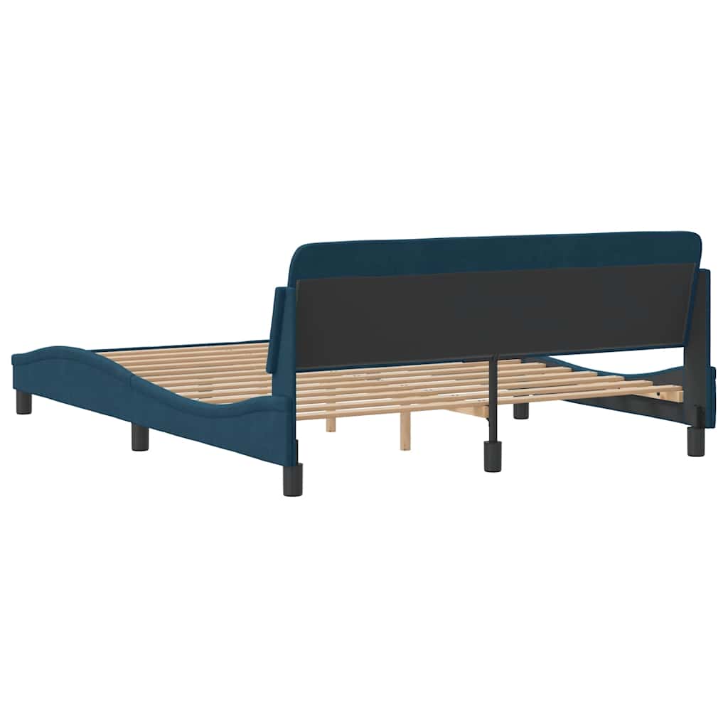 Bettgestell "Dover" Hellgrau 80x200 cm Samt