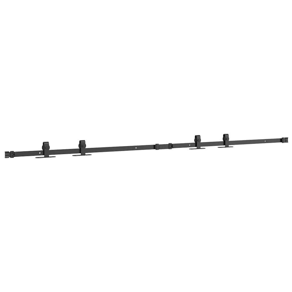 Schiebetürbeschlag Set für Schranktüren 91 cm Karbonstahl