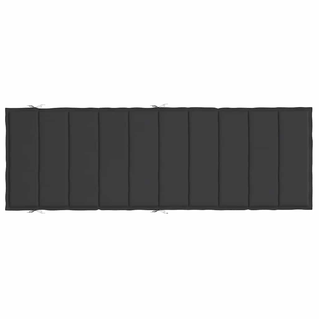 Sonnenliegen-Auflage Grau 186x58x4 cm Oxford-Gewebe