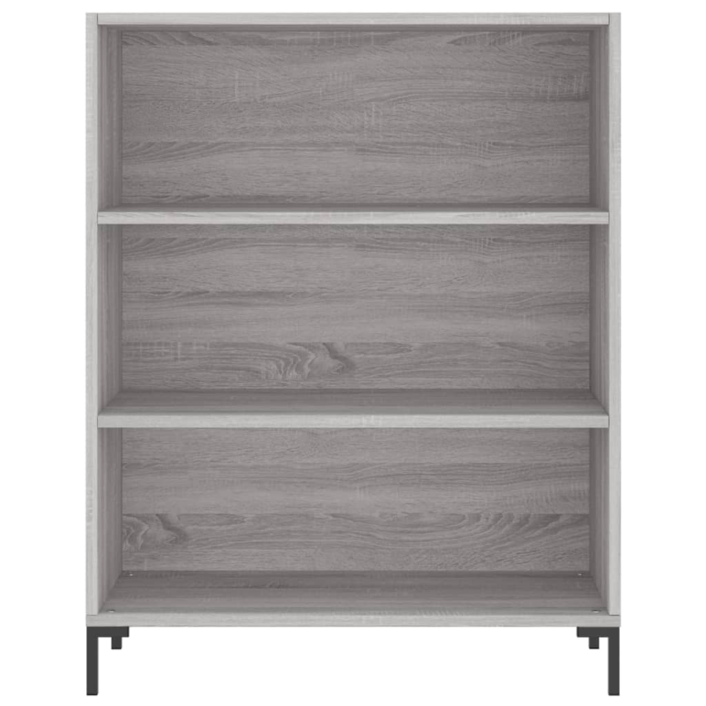Highboard Hochglanz-Weiß 69,5x34x180 cm Holzwerkstoff