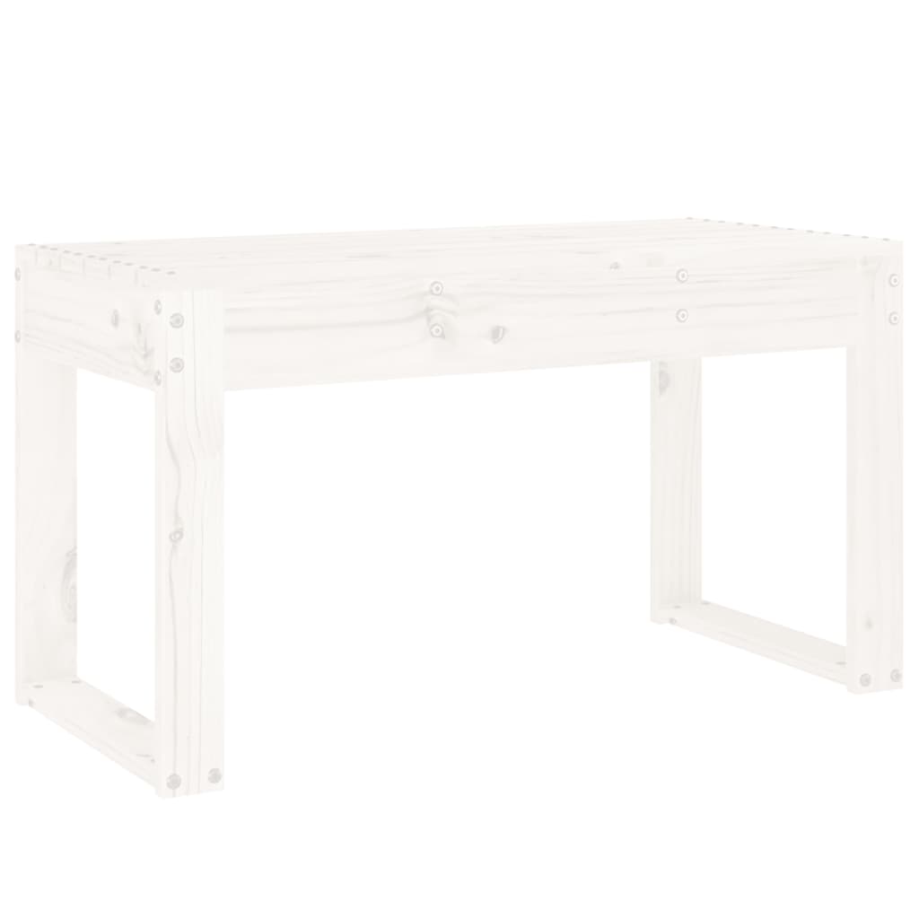 Gartenbank 80x38x45 cm Massivholz Kiefer