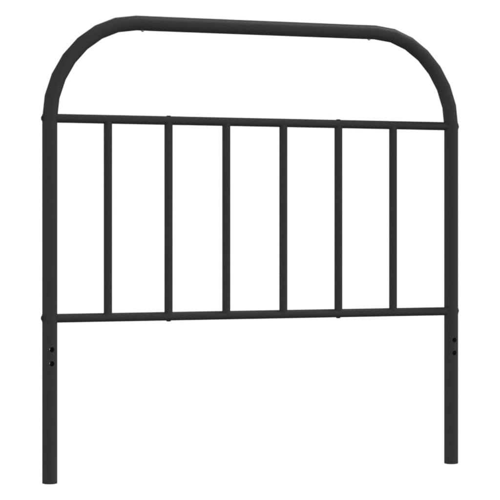 Ersatz-Kopfteil Metall Schwarz 75 cm