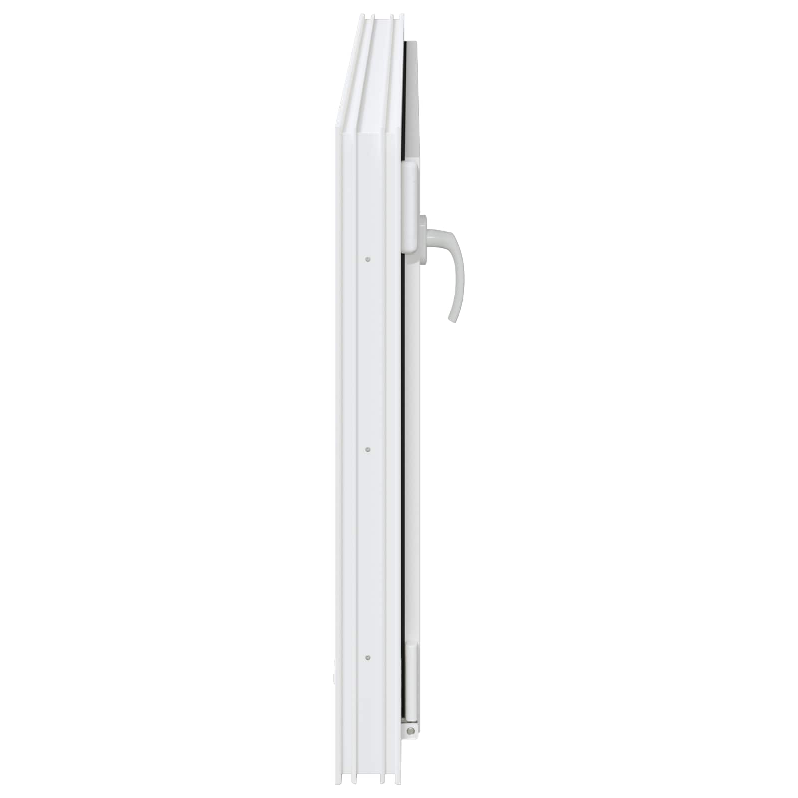 Kellerfenster RISOR 50 x 50 cm PVC und Glas Weiß