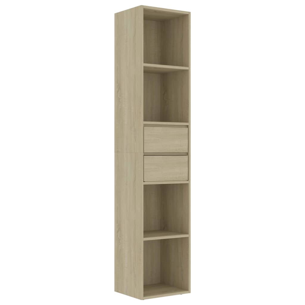 Bücherregal Weiß 36x30x171 cm Holzwerkstoff