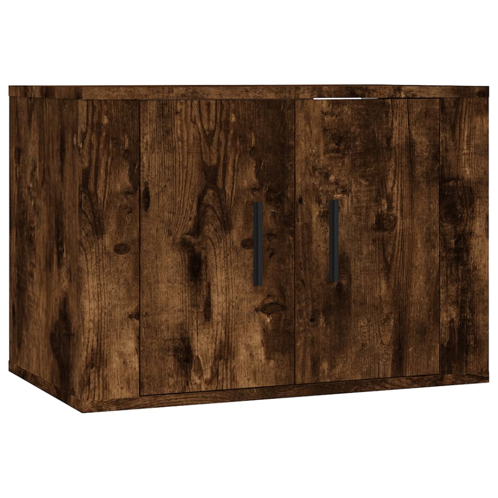 3-tlg. TV-Schrank-Set Weiß Holzwerkstoff