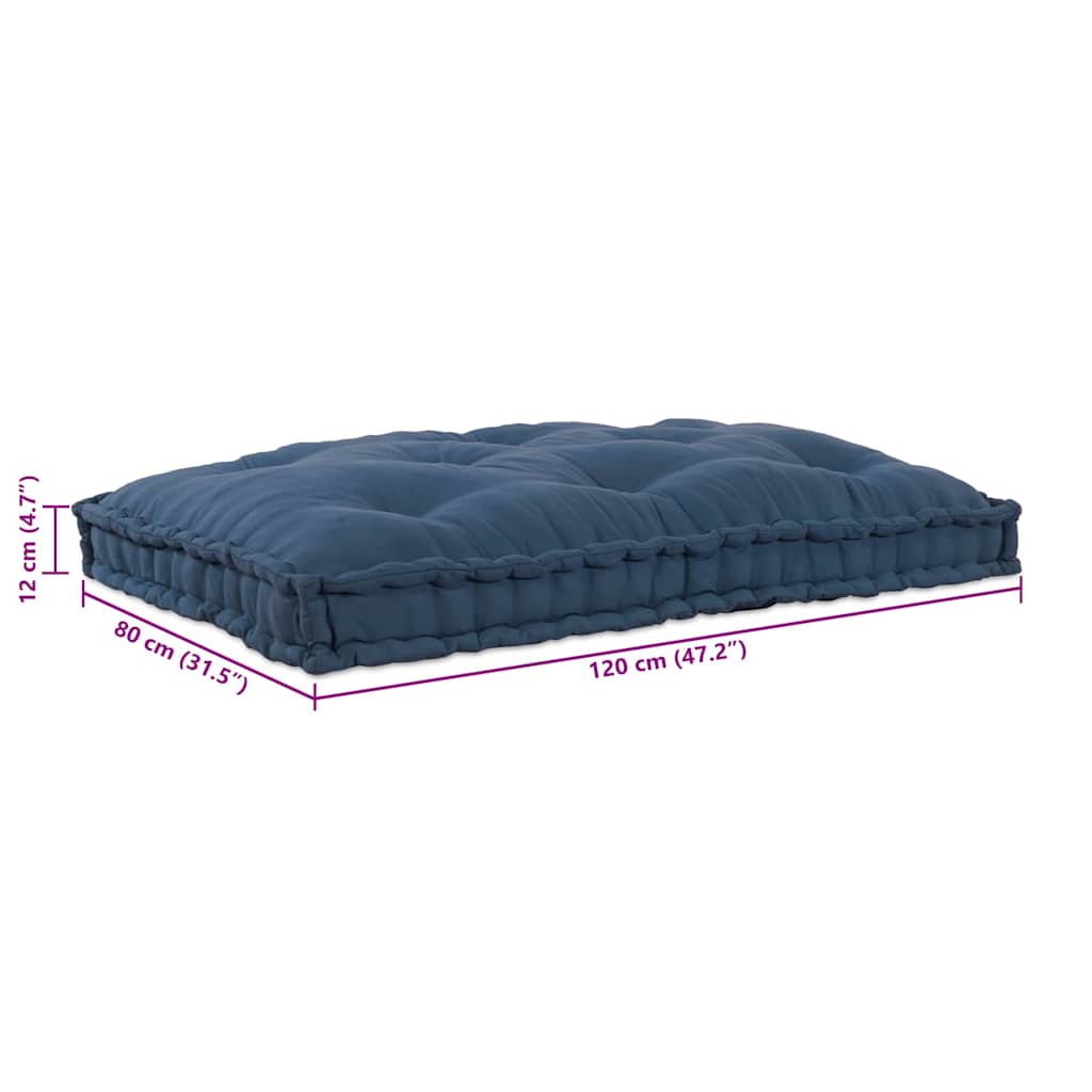 Palettensofa-Auflage Mehrfarbig Stoff Patchwork